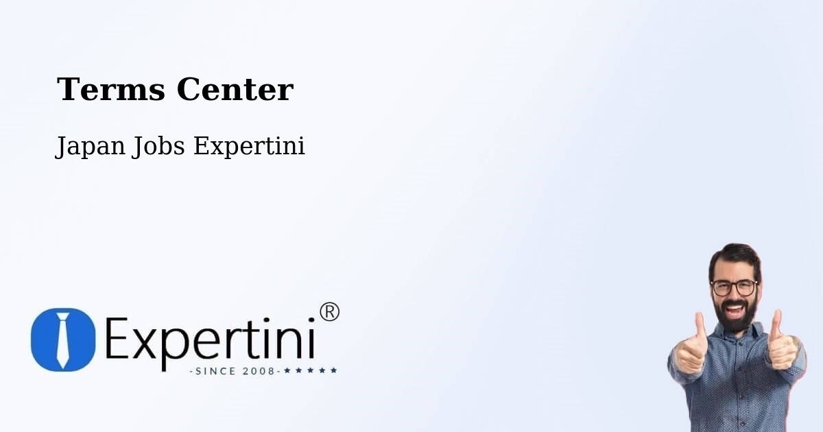 Terms of Service – Nagano - Japan Jobs Expertini